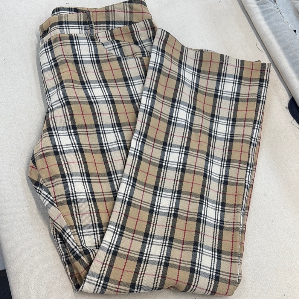 Classic Plaid Pants size 8 vintage SUPPLY & DEMAND